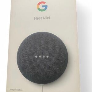Google Nest Mini 2nd Gen Smart Speaker - Gray